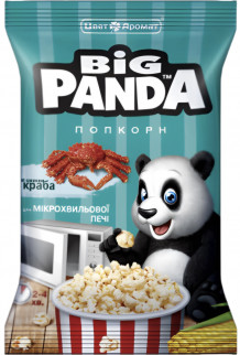 Popcorn s príchuťou kraba 100g Big Panda
