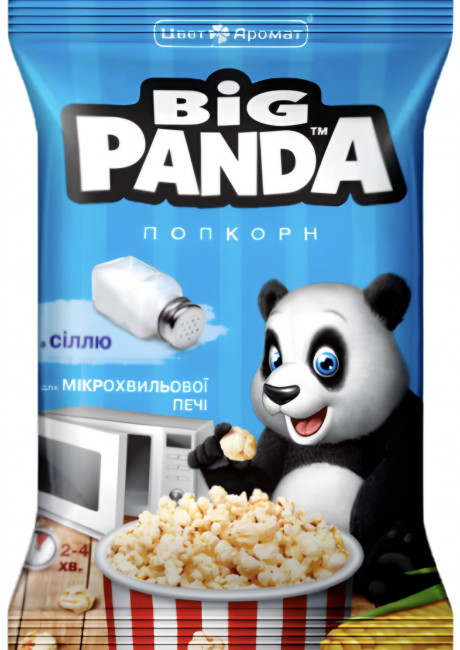 detail Popcorn so soľou 100g Big Panda