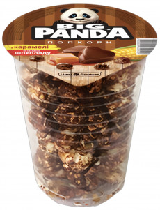 Popcorn s čokoládovou príchuťou 60g Big Panda