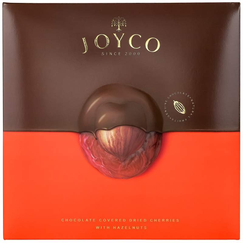 Sušené višne v čokoláde s lískovými orechmi 170g Joyco